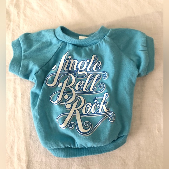 great choice Other - Jingle Bell Rock Blue T-shirt Small dog/cat